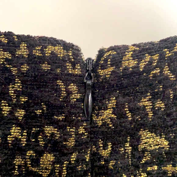 Veto Moda I Classy Black and Gold Dress - Picture 6 of 6